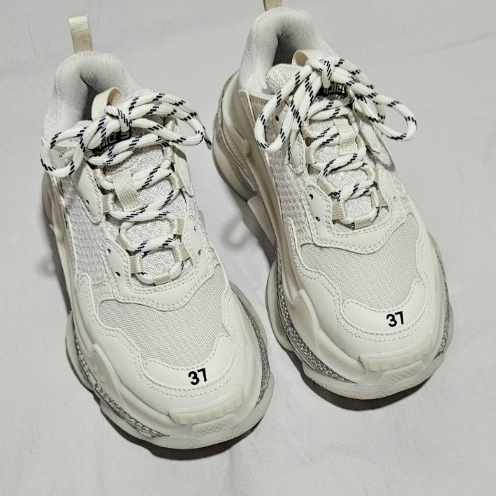 Balenciaga Triple S Sneakers White/Cream Women’s Size 37